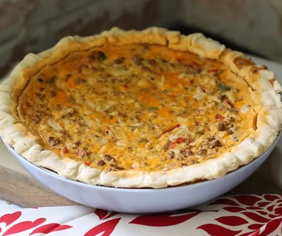 Sweet Kaki's Ham it Up Quiche