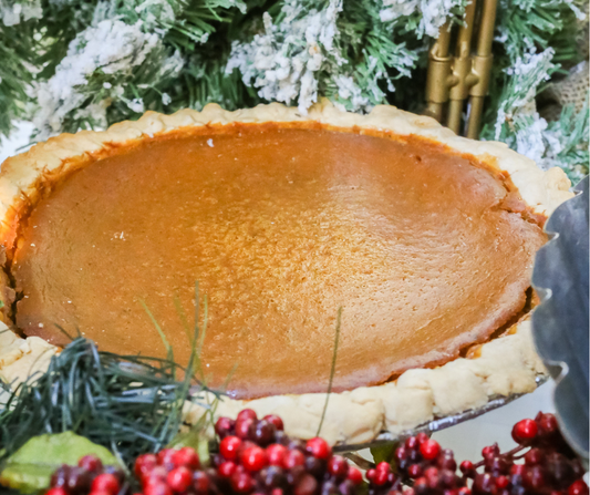 Deep Dish Pumpkin Pie by Sweet Kaki's - Serves 8