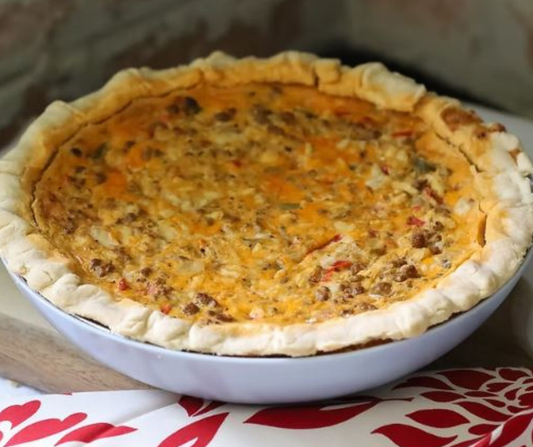 Sweet Kaki's Ham it Up Quiche